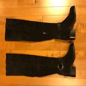 Frye OTK black oiled suede size 9